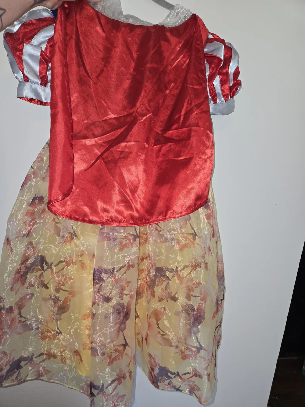 Disney Blue and Red Princess Floral Costume Dress